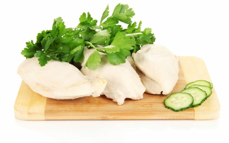 gekookte kipfilet voor dieet 6 bloemblaadjes