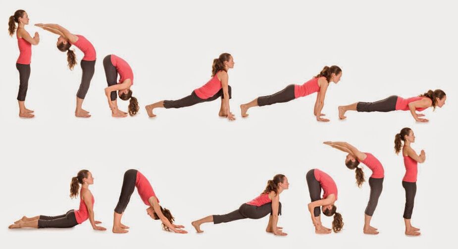 yogahoudingen om af te vallen