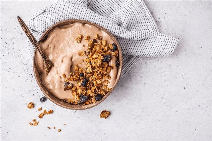 muesli op een gezond dieet