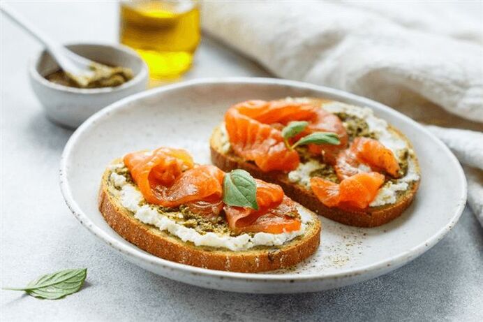 zalm tosti