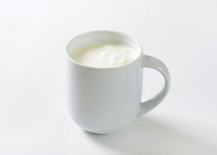 afslankende yoghurt mok