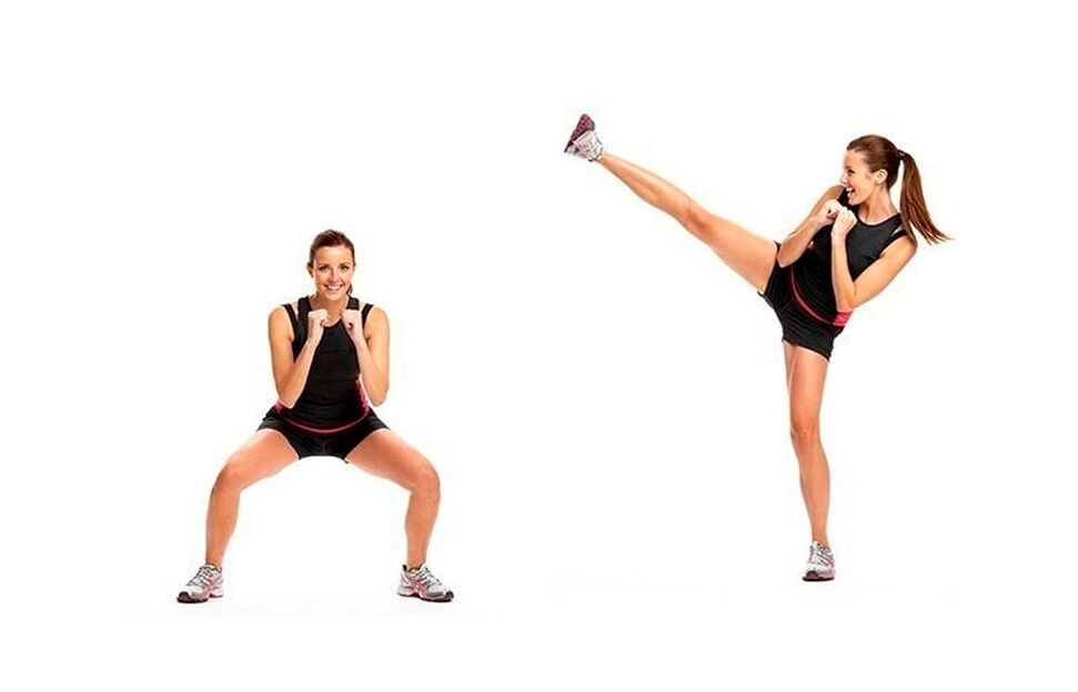 Swing Squats voor slanke benen