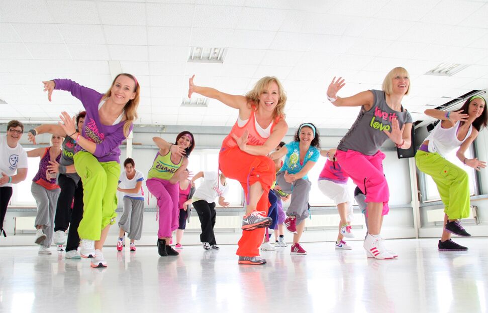 Zumba om overtollige calorieën te verminderen